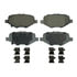 QC1612 by WAGNER - Wagner Brake ThermoQuiet QC1612 Ceramic Disc Brake Pad Set