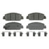 QC1654 by WAGNER - Wagner Brake ThermoQuiet QC1654 Ceramic Disc Brake Pad Set