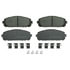 QC1709 by WAGNER - Wagner Brake ThermoQuiet QC1709 Ceramic Disc Brake Pad Set