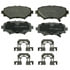 QC1729 by WAGNER - Wagner Brake ThermoQuiet QC1729 Ceramic Disc Brake Pad Set