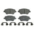 QC1730 by WAGNER - Wagner Brake ThermoQuiet QC1730 Ceramic Disc Brake Pad Set
