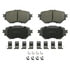 Wagner QC1759 Disc Brake Pad Set Wagner Brake ThermoQuiet QC1759 Ceramic Disc Brake Pad Set
