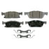 QC1818 by WAGNER - Wagner Brake ThermoQuiet QC1818 Ceramic Disc Brake Pad Set