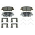 Wagner QC1839 Disc Brake Pad Set Wagner Brake ThermoQuiet QC1839 Ceramic Disc Brake Pad Set