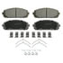 QC1843 by WAGNER - Wagner Brake ThermoQuiet QC1843 Ceramic Disc Brake Pad Set