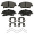 QC1912 by WAGNER - Wagner Brake ThermoQuiet QC1912 Ceramic Disc Brake Pad Set