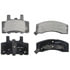 SX845 by WAGNER - Wagner Brake SevereDuty SX845 Disc Brake Pad Set