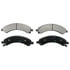 SX989 by WAGNER - Wagner Brake SevereDuty SX989 Disc Brake Pad Set