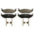 SX967A by WAGNER - Wagner Brake SevereDuty SX967A Disc Brake Pad Set