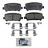 SX1806 by WAGNER - Wagner Brake SevereDuty SX1806 Disc Brake Pad Set