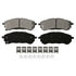 SX2208 by WAGNER - Wagner Brake SevereDuty SX2208 Disc Brake Pad Set