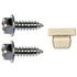 785-101D by DORMAN - License Plate Fasteners - No.14 X 3/4 In.