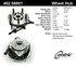 Centric 402.58001 Wheel Bearing and Hub Assembly Centric Premium Hub and Bearing Assembly; With Integral ABS