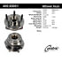 Centric 400.65001 Wheel Bearing and Hub Assembly Premium Hub Assembly