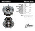 Centric 400.40003 Wheel Bearing and Hub Assembly Centric Premium Hub and Bearing Assembly; With ABS