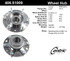 Centric 406.51009 Wheel Bearing and Hub Assembly Premium Hub Assembly