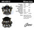 406.42012 by CENTRIC - Centric Premium Hub and Bearing Assembly; With ABS