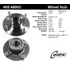 Centric 405.48003 Wheel Bearing and Hub Assembly Premium Hub Assembly