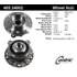 Centric 405.34002 Wheel Bearing and Hub Assembly Premium Hub Assembly