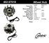 402.67018 by CENTRIC - Centric Premium Hub and Bearing Assembly; With Integral ABS