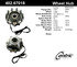 402.67018 by CENTRIC - Premium Hub and Bearing Assembly, With Integral ABS