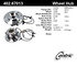 402.67013 by CENTRIC - Centric Premium Hub and Bearing Assembly; With Integral ABS