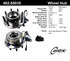 402.65035 by CENTRIC - Centric Premium Hub and Bearing Assembly; With Integral ABS