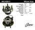 402.62011 by CENTRIC - Centric Premium Hub and Bearing Assembly; With Integral ABS