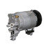 Delphi R134A A/C Compressor A/C Compressor - with Clutch, CVC, Wire Lead, 12V, PAG, R134A Refrigerant Oil