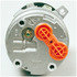 R134A by DELPHI - A/C Compressor - with Clutch, V5, 2 o'Clock, 12V, PAG, R134A Refrigerant Oil