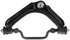TC6374 by DELPHI - Suspension Control Arm and Ball Joint Assembly - Front, RH, Upper, Non-Adjustable, with Bushing, Press-In, Stamped, Steel, Non-Greaseable