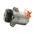 Delphi R134A A/C Compressor A/C Compressor - with Clutch, CVC, 5 o'Clock, 12V, PAG, R134A Refrigerant Oil