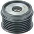 206-40014 by J&N - Pulley 6-Grooves, Decoupler, 0.67" / 17mm ID, 2.21" / 56.25mm OD