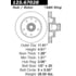 Centric 125.67028 Disc Brake Rotor and Hub Assembly Premium High-Carbon Rotor