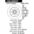 Centric 125.66027 Brake Hydraulic Line Premium High-Carbon Rotor