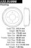 Centric 122.51006 Brake Drum Premium Brake Drum