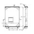 42-10320 by REACH COOLING - MACK LE -LEU SERIES 1996-2002  39.00" x 26.25" x 2.25"  Inlet: 2.00" Top Right Outlet: 2.50" Bottom Left  Brackets 17" from Bottom Header- PTO box UP 1-2" tube on 7-16" centers- 4 row core