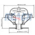 Reach Cooling T4-10034 Engine Coolant Thermostat Engine Coolant Thermostat