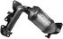 83152 by WALKER EXHAUST - CalCat CARB Catalytic Converter with Integrated Exhaust Manifold