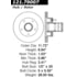 121.79007 by CENTRIC - C-Tek Standard Brake Rotor