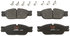 TPC1065 by TRW - Disc Brake Pad Set - New, Front, For 2005-2006 Jaguar S Type