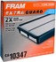 CA10347 by FRAM - Rigid Panel Air Filter