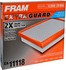 CA11118 by FRAM - Flexible Panel Air Filter