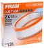 CA136 by FRAM - Round Plastisol Air Filter