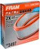 CA3497 by FRAM - Round Plastisol Air Filter