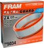 CA5034 by FRAM - Round Plastisol Air Filter