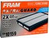 CA10159 by FRAM - Rigid Panel Air Filter