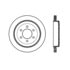 Centric 120.6512 Disc Brake Rotor Centric Premium Brake Rotor