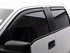 573565 by EGR - In-Channel SlimLine™ Matte Black Window Visor, Front and Rear, for 2021-2022 Ford Bronco Sport