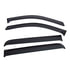 EGR 573565 In-Channel SlimLine™ Matte Black Window Visor, Front and Rear, for 2021-2022 Ford Bronco Sport